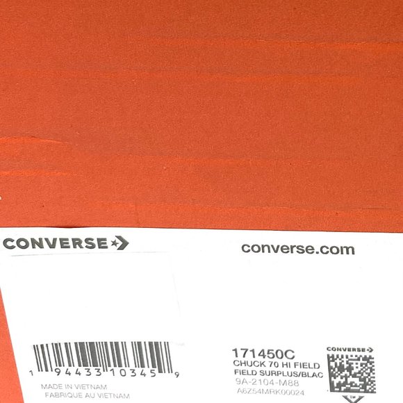 💖MEGA SALE💖Converse CHUCK 70 HI FIELD Surplus Green Canvas Women's 171450C - Picture 9 of 10